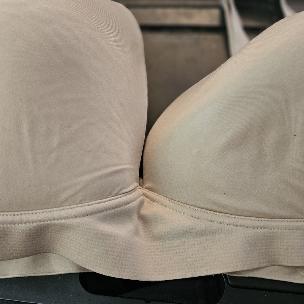 Beige Bra. No Underwire